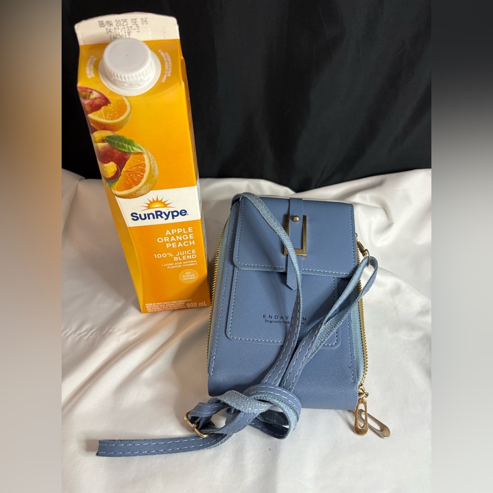 Endayconl teal crossover bag